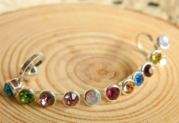 2018 горячая Распродажа Красочные Кафф oorbellen серьги клипсы ohrringe bijoux femme букле г oreille
