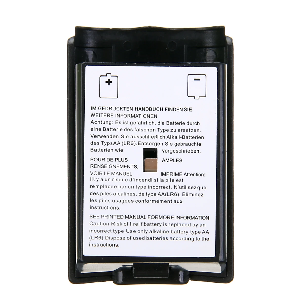 Mayitr New Black AA Battery Back Cover Holder Shell Case Suitable For XBOX 360 Wireless Controller