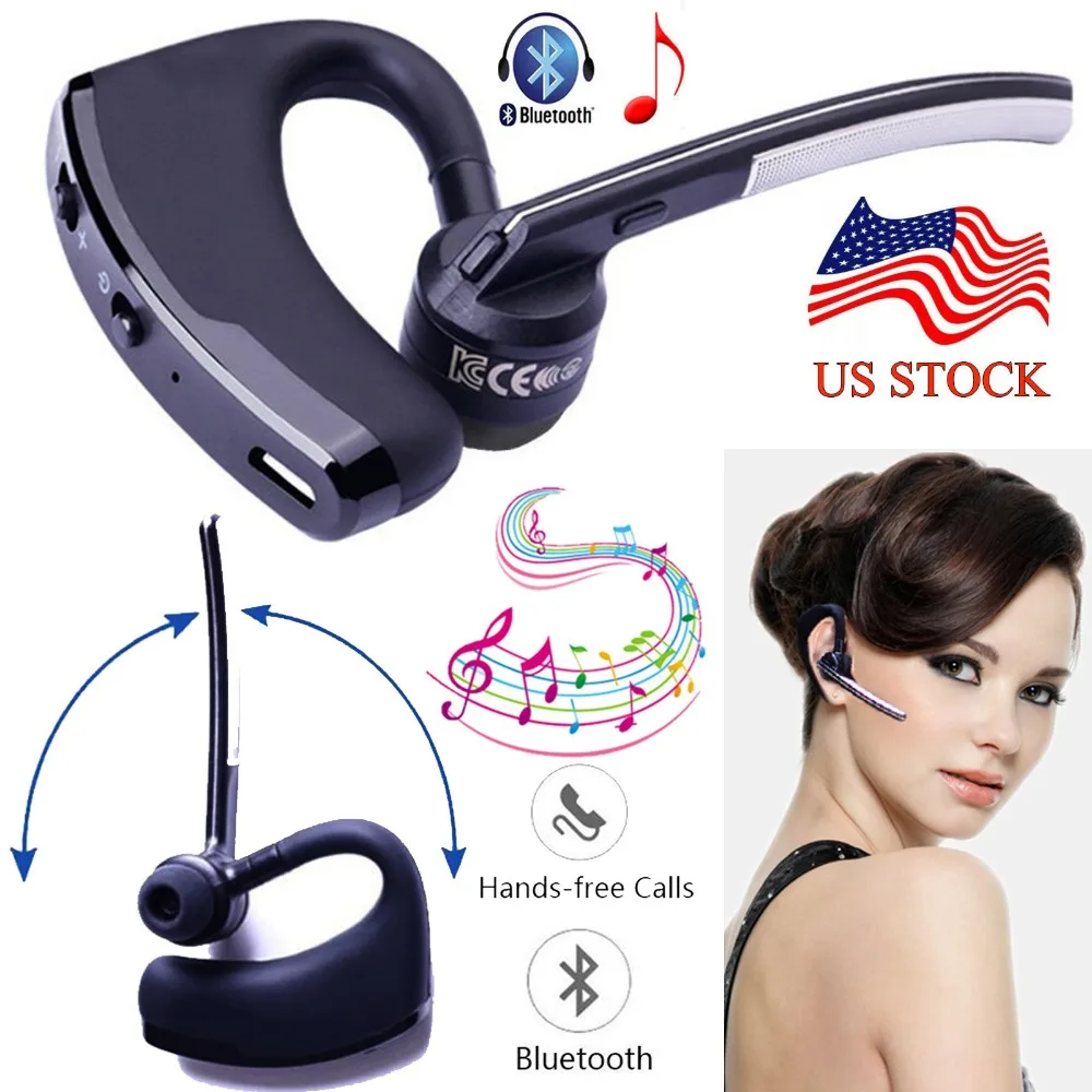 Wireless Headset Bluetooth Headphone Stereo Handfree Earphone With Mic For Android IOS Samsung iPhone Motorola Huawei PS3 Tablet