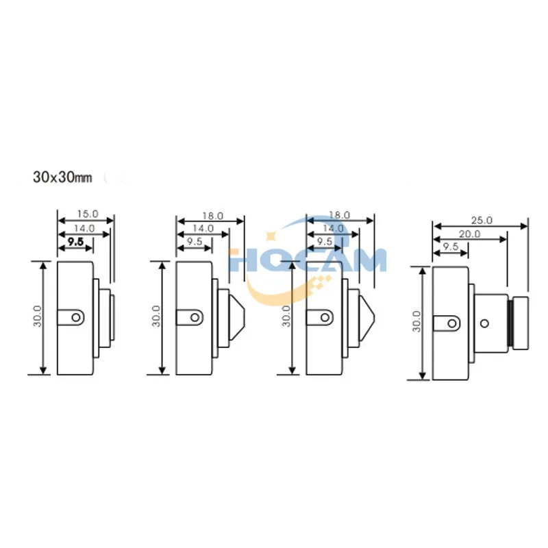 HQCAM 1/" SONY Effio-V 800TVL True WDR миниатюрная квадратная камера 3,6 мм объектив OSD функция 4141+ 663 \ 662 ATM камера в соответствии с лицом