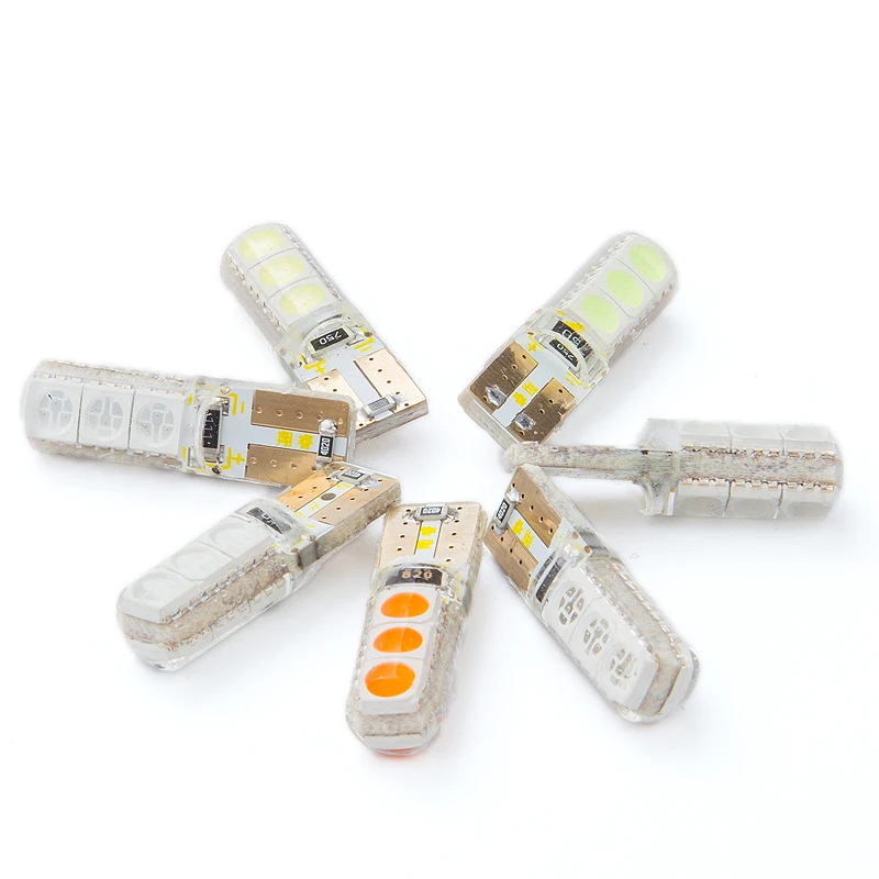 Prix pour Nouvelle Voiture LED 2 PCS T10 194 W5W Canbus 6SMD 5050 Silicone shell LED Lumières Ampoule Aucune Erreur Led Parking Phares Antibrouillard Auto voiture-style Prix pour Nouvelle Voiture LED 2 PCS T10 194 W5W Canbus 6SMD 5050 Silicone shell LED Lumières Ampoule Aucune Erreur Led Parking Phares Antibrouillard Auto voiture-style