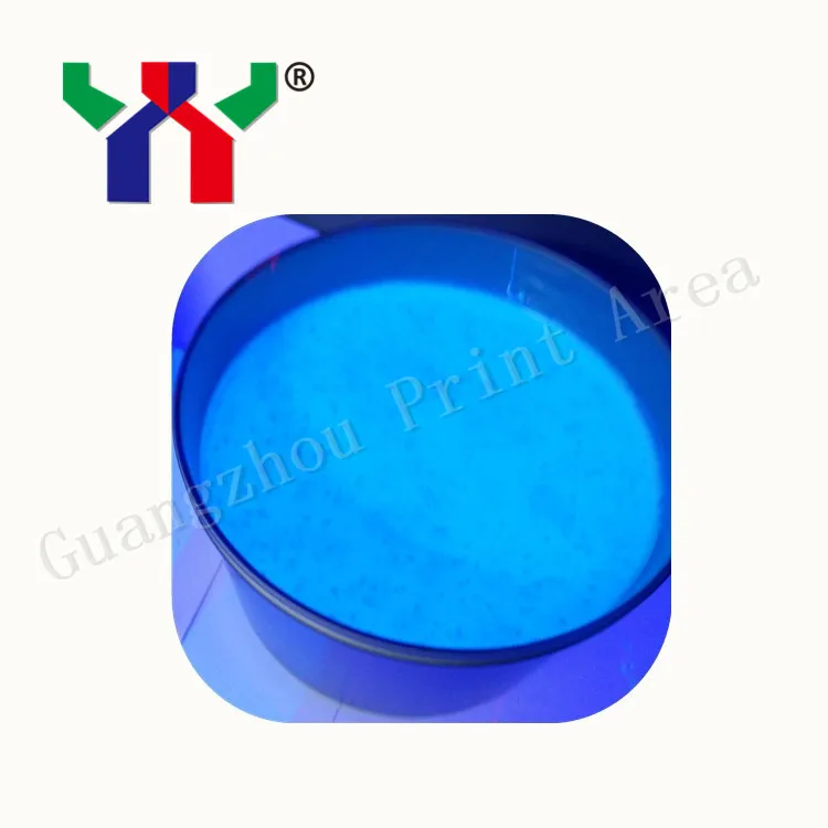 Screen Printing UV Invisible Ink,Nature Dry,1KG Colorless to Blue-in Cartridge Chip from