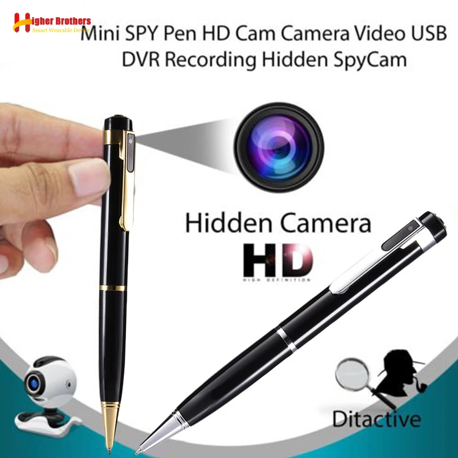 

New Arrival Portable Mini HD 1080P DV Writing Pen Camera Cam Video Voice Audio Photo Recorder Sound Recording MP3 Reporter