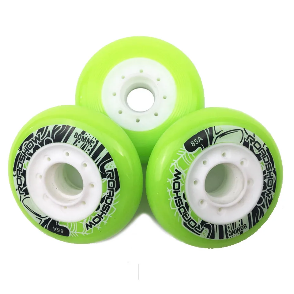 8-pieces-lot-Inline-Skates-Wheels-85A-80-76-72mm-Tires-Rodas-for-FSK-Slalom-HV