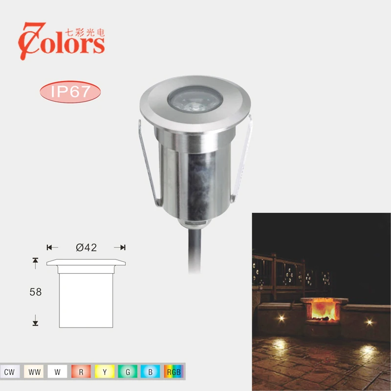 1 5 3w High Power 12v Low Voltage Led In Floor Light Decking Lighting 42mm Diameter With Round Shape Recess Into Mounted 1 5 3w High Power 12v Low Voltage Led In Floor Light Decking Lighting 42mm Diameter With Round Shape Recess Into Mounted