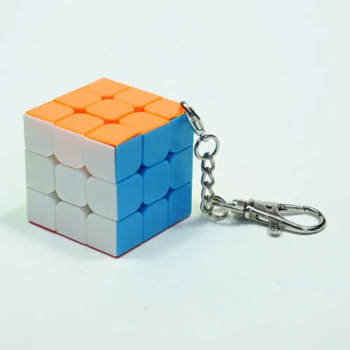 2x2 3x3 Triangl Ivy Колонка 3x3 волшебный куб брелки головоломка игрушка Головоломка с быстрым кубом куб брелок обучающая игрушка для детей подарок - Цвет: 3x3