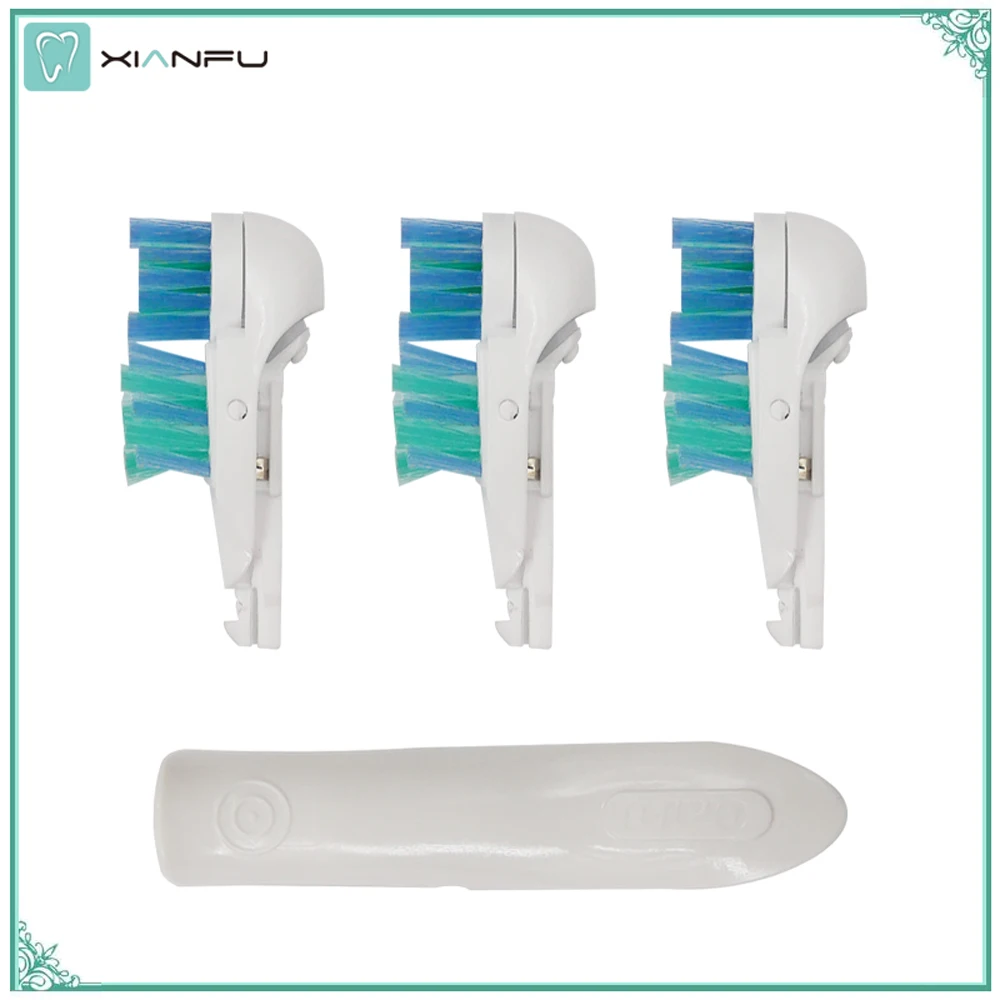 

3PCS Replacement Toothbrush Heads for Braun Oral b Pro-Health Anti-Microbial Battery Powered Electric Toothbrush Soft Bristles