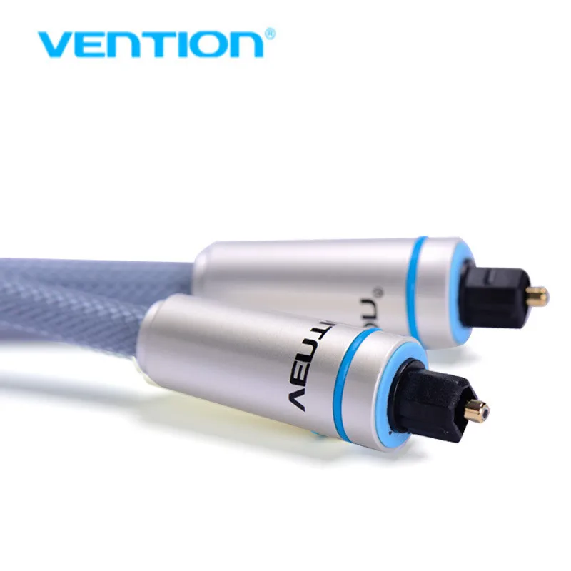 Vention Digital Optical Audio Cable Toslink Gold Plated 1m 2m SPDIF Coaxial Cable for Blu ray