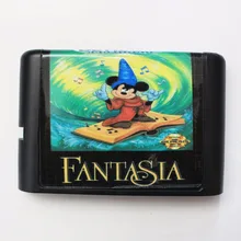 Fantasia 16 bit MD игровая карта для sega Mega Drive для Genesis