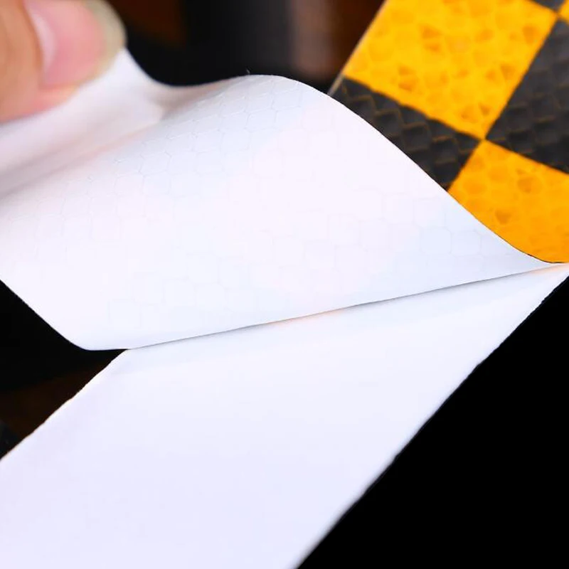 5cm width Car Decoration Motorcycle Reflective Tape Stickers Styling for Automobiles Safe Material Safety Warning Tape