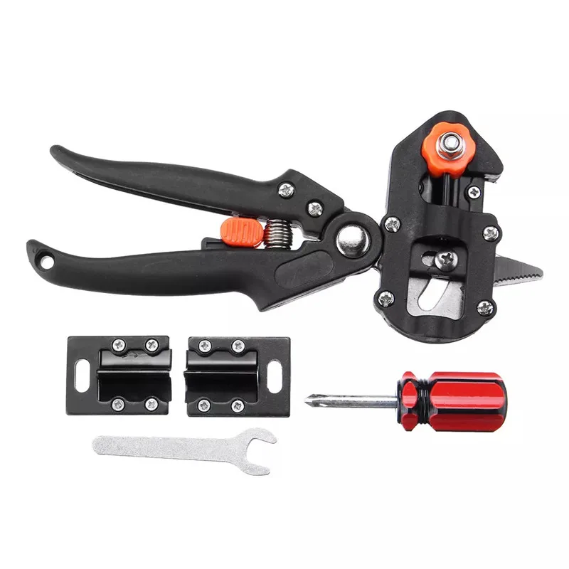 

5PCS/set Garden Grafting Tool Set Fruit Tree Pro Pruning Shears Scissor Cutter Cutting Tools Kit Hand tool with storage bag new