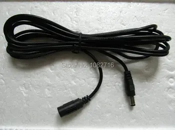 

2pcs DC straight 5.5*2.1mm female to 5.5x2.1 male extension cable power plug adapter connector cord 2.99meter , Free shipping