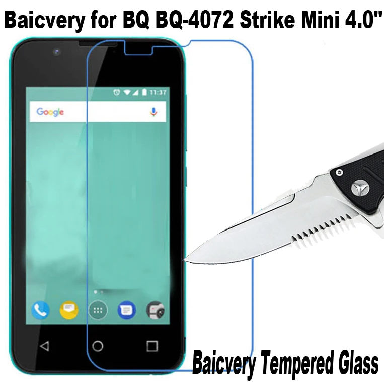 Для BQ BQ-4072 Strike Mini Взрывозащищенная Антибликовая Защитная пленка для экрана из