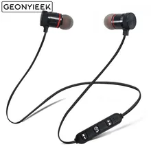 Bluetooth наушники стерео наушники беспроводные наушники супер бас наушник для Xiaomi iphone 5 6 6s 7 магнитные наушники