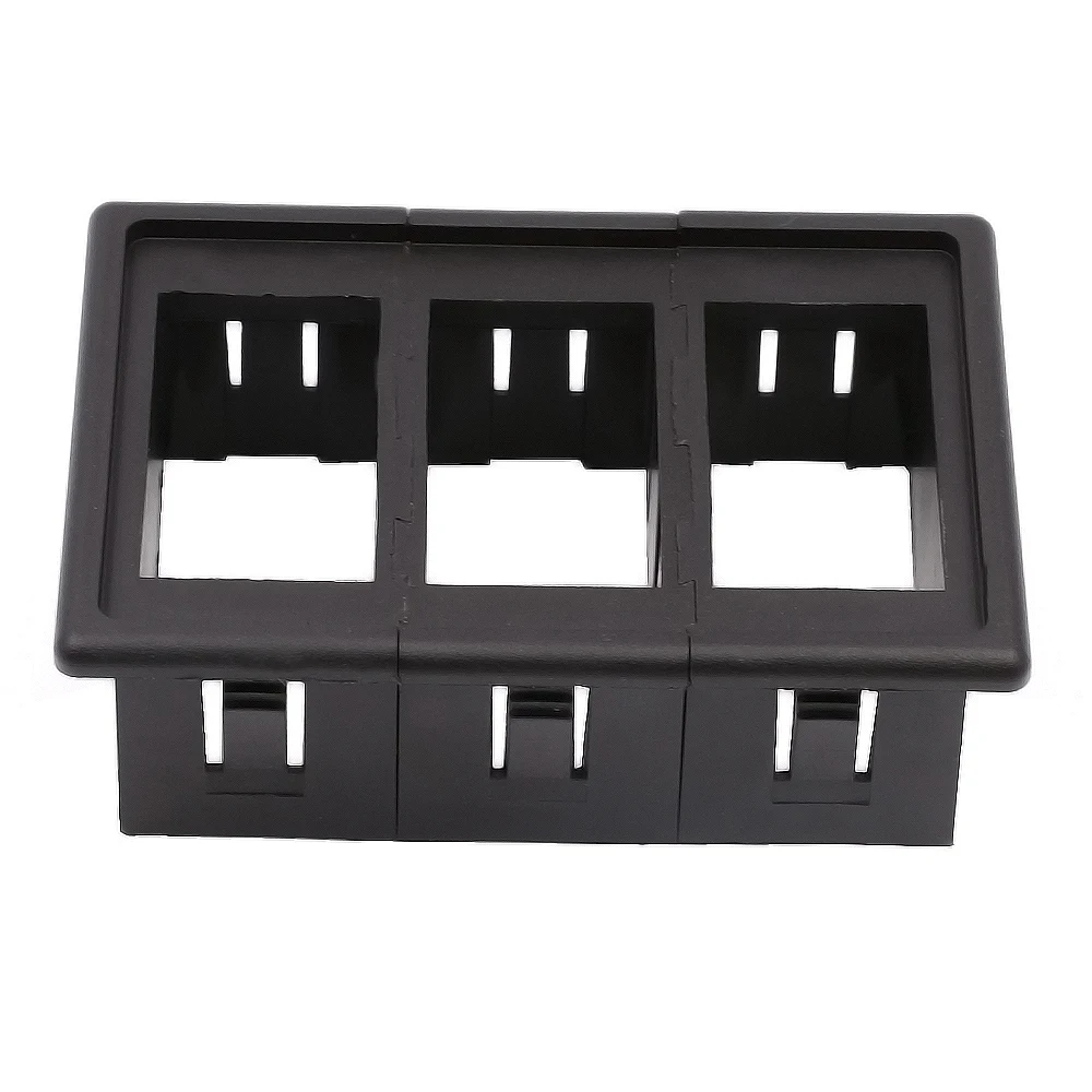 3 Pack Rocker Switch Panel Switch Holder Housing Kitin Cables
