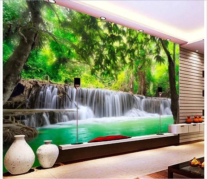 Living Room Jungle aliexpress : buy customized 3d photo wallpaper 3d wall murals Living Room Jungle aliexpress : buy customized 3d photo wallpaper 3d wall murals