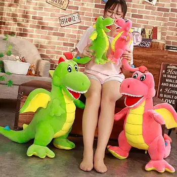

22inch Simulated Cartoon Dinosaur Animal Doll Soft Stuffed Kids Toy Gift Decor