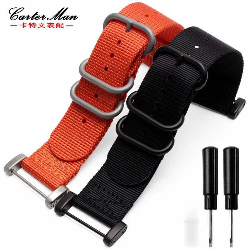 

New fashion 24mm Nato nylon watchband for Suunto core smart watch strap with adapters bracelet