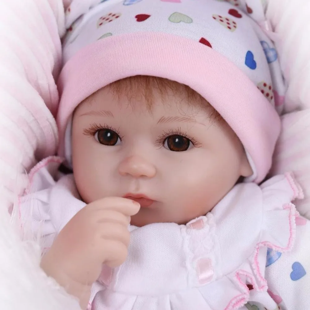 

48cm Soft Body Silicone Reborn Baby Doll Toy For Girls NewBorn Baby Birthday Gift For Girl Child Bedtime Early Education Toy