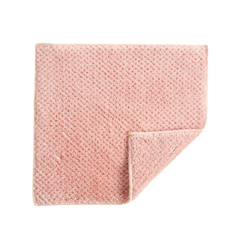 Kitchen Towel Coral Velvet Nonstick Oil Velvet Hand Towels Kitchen Quick-drying Hanging Hand Thickened Towels (6)