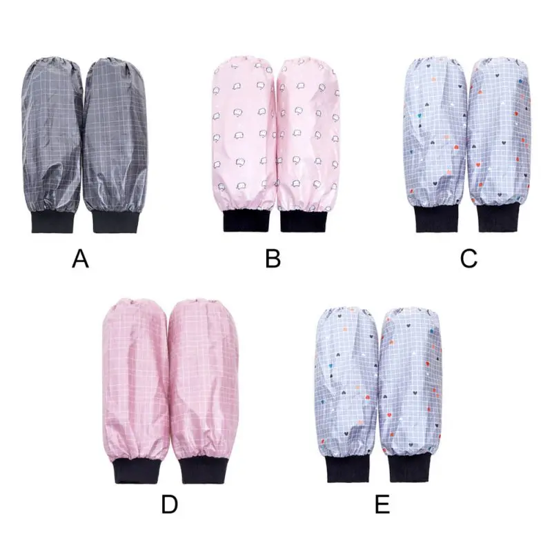 

Waterproof Housework Oversleeve Elastic Cuff Designed Sleeve Cover for Household Working Kitchen Cleaning Students Adults