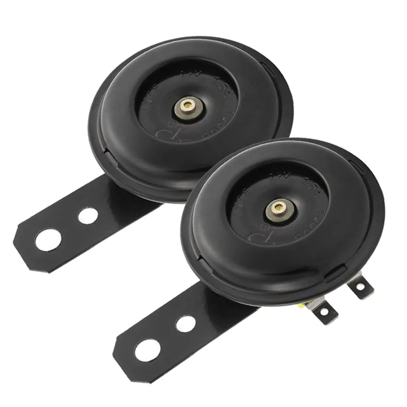 1 Pair Motorcycle Horn 12V 105db Scooter Moped Dirt ATV Motorbike Moto