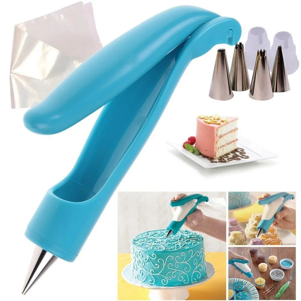 PastryIcingPipingBagNozzleTipsFondantCakeCupcakeDecoratingPen