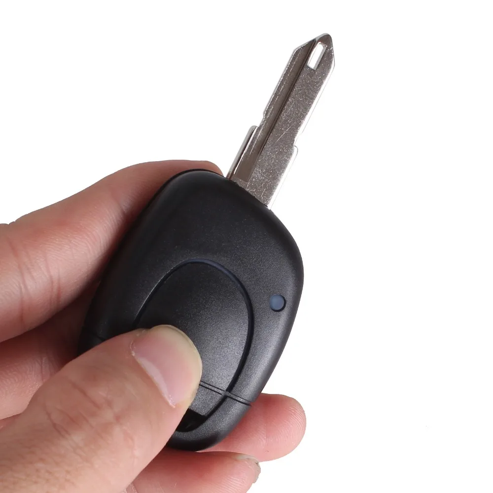 KEYYOU 1 кнопка дистанционного ключа автомобиля оболочки чехол для Renault Twingo Clio Kangoo Master без чипа нерезанное лезвие без ключа запись Fob чехол