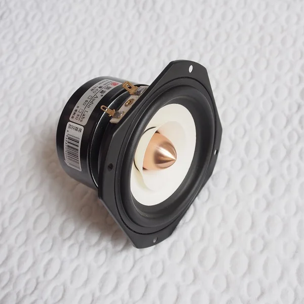 

1 PCS Audio Labs Top end 4'' Full Range Speaker unit Aluminum Bullet 2 Layer Paper Cone for DIY home theater
