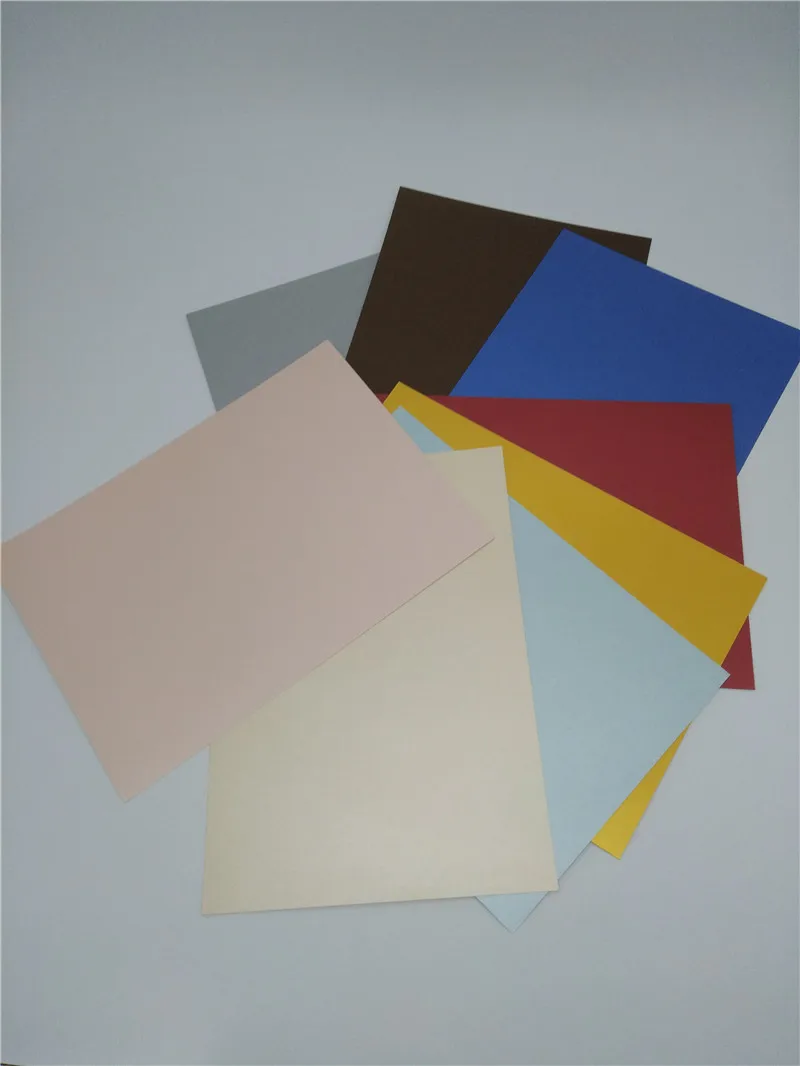 

ONE TO FOUR New A4 250g Double-sided Pearly Color Paper Crafts Decor DIY Card 10pcs 210mm*297mm Paper Sheets Supermarket