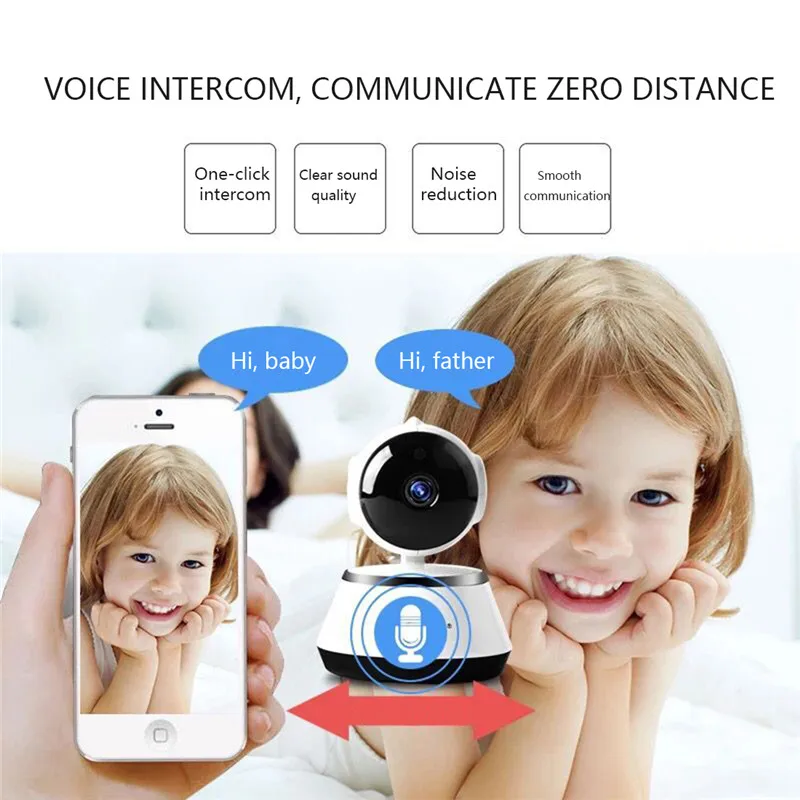 

Baby Monitor Portable WiFi IP Camera 600TVL Wireless Baby Camera Surveillance Home Security Camera Smart Phone Video Record