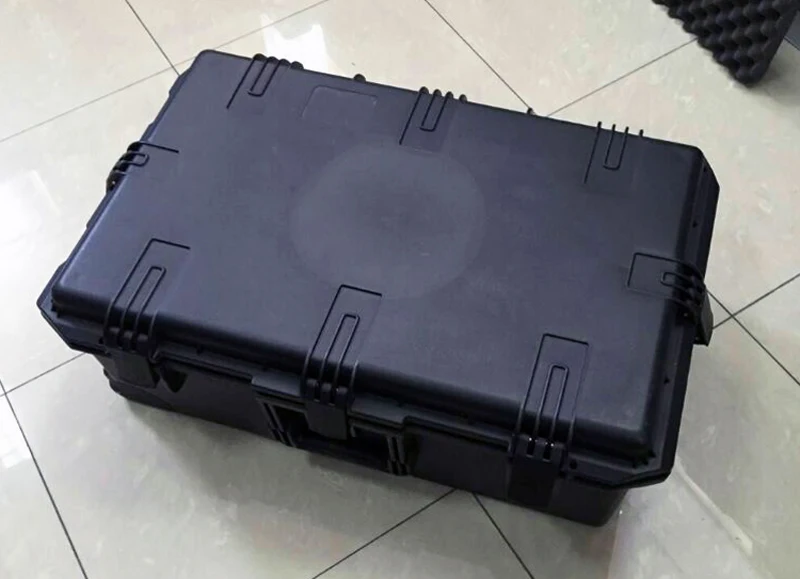 waterproof safety meter tool case box trolley 587*358*221mm  deposit box Impact Plastic sealed camera case tool box with Foma