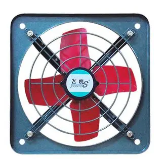 

Warehoues carport extractor Kitchen wall mounted ventilation fan ball bearing industrial exhaust ventilator 250mm with grid