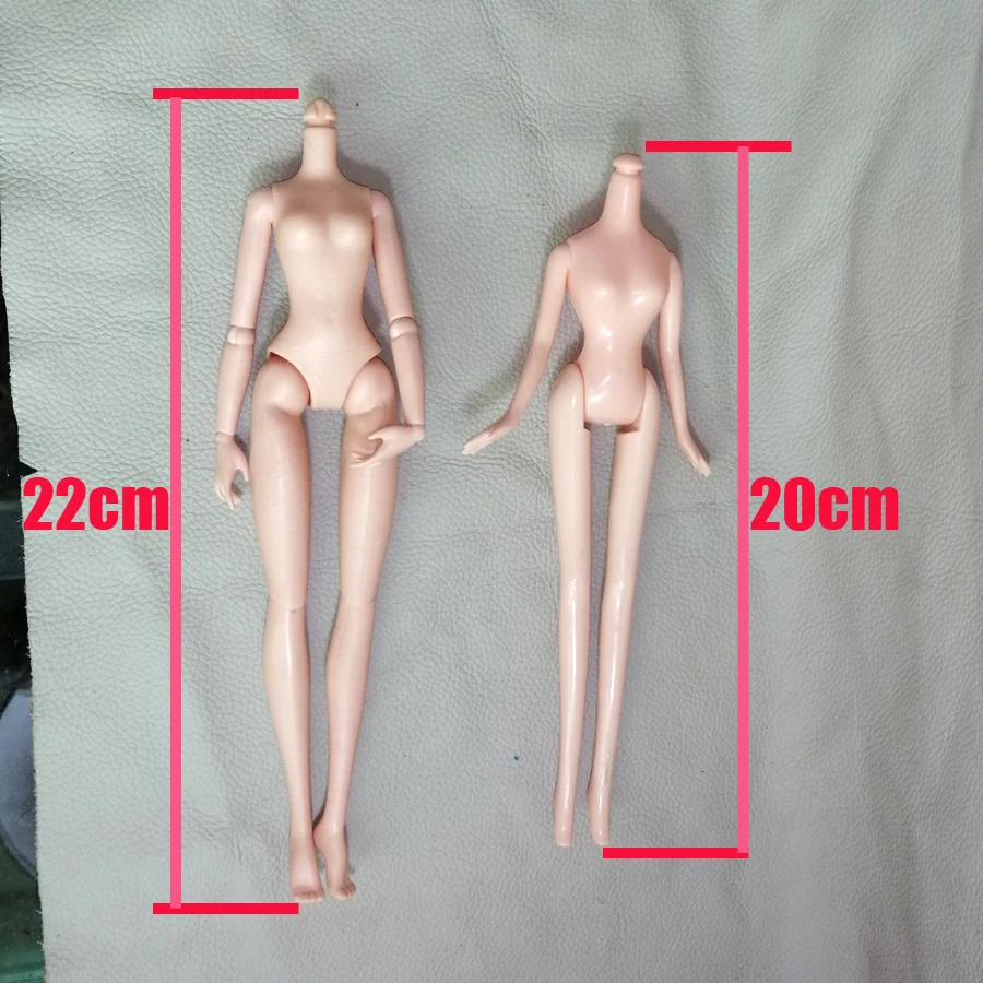 

1PCS Nude Girl Body OOAK Doll Factory Doll Body 22cm 20cm Children Toys Fitting Not Head.