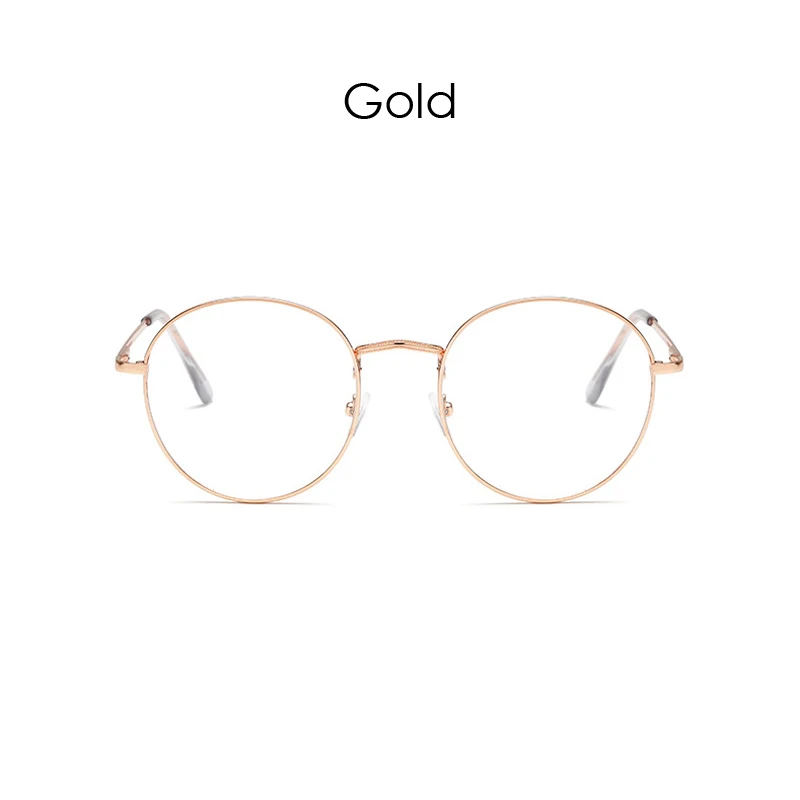 iboode New Finished Myopia Glasses Diopter-1.0 To-4.0 Women Men Alloy Round Frame Shortsighted Spectacles Ultralight Eyeglasses