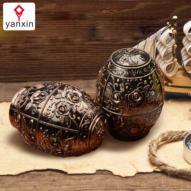 1PC Creative Retro Bronze Court Royal Style Rose Relief Household Press