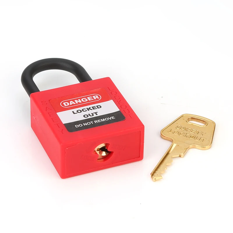 Lockey Mini 25 мм * диаметр. 4 пластиковая Скоба безопасности Padlock Pad Блокировка PS25P|Замки|
