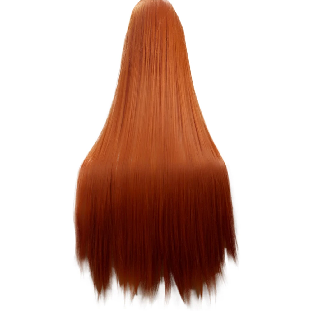 HAIRJOY naranja verde disfraz fiesta Cosplay peluca 100cm largo recto pelo sintético pelucas completas 9 colores disponibles envío gratis