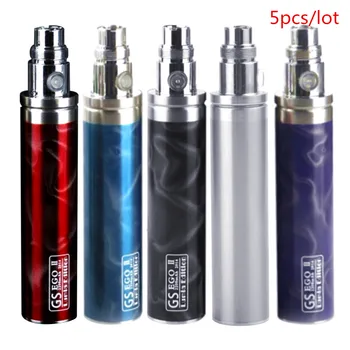 

5pcs/lot E cigarette GS Ego 2200mah 3D Huge Capacity battery fit M14 Ce4 clearomizer ce5 atomizer ego 510 thread ego battery