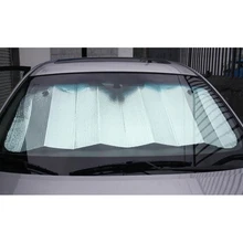 130*60 см Авто складной солнцезащитный козырек для окна ветрового стекла, теплоотражающий УФ-блок, покрытие из пенополистирола, солнцезащитный козырек, случайный цвет