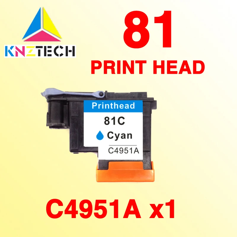 

Печатающая головка голубого цвета, 1 шт., совместима с hp81, печатающая головка C4951A, печатающая головка Designjet 5000 5000ps 5500 5500ps