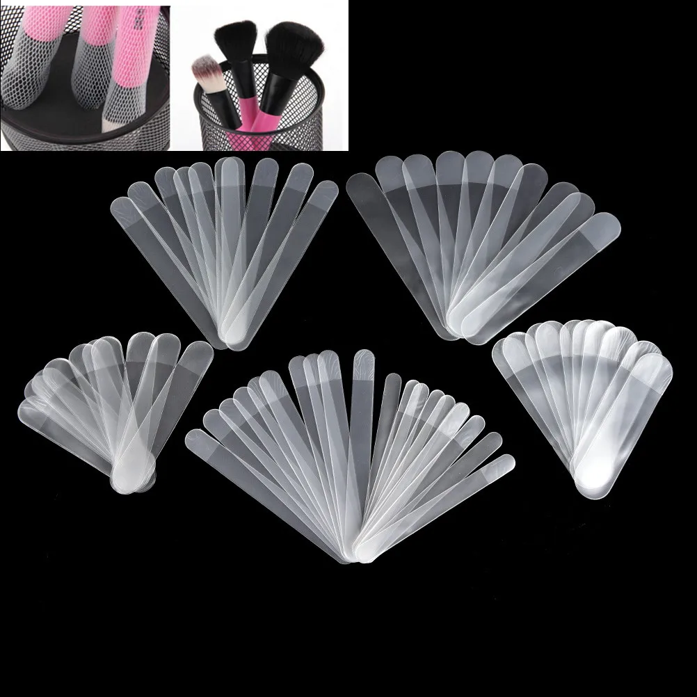 

10 Pieces Makeup Brushes Net Protector Guard Elastic Mesh Beauty Make Up Cosmetic Brush Pen Cover Wholesale