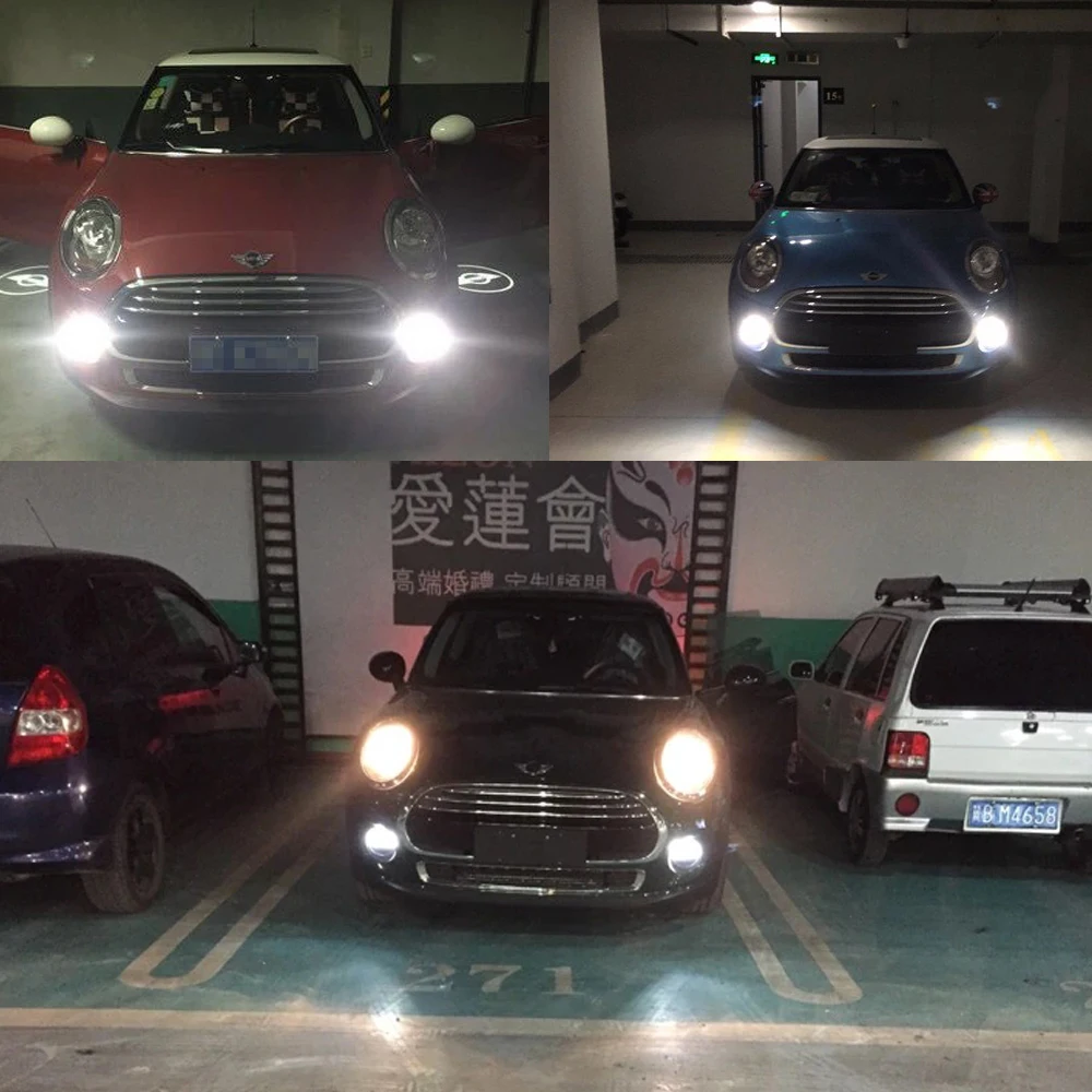 2 шт. светодиодный дневный ходовой противотуманный фонарь Halo Ring DRL для MINI Cooper F54 F55
