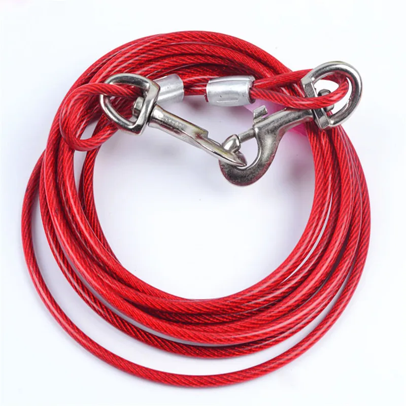 wire dog leash