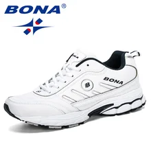 BONA/Коллекция года; сезон весна-осень; мужские кроссовки; дышащая уличная спортивная обувь; Zapatos; удобные спортивные мужские кроссовки