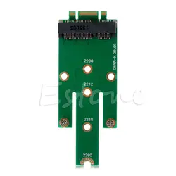 6,0 ГБ/сек. легко Установка mSATA Mini PCI-E 3,0 SSD к NGFF M.2 B Ключ SATA Интерфейс адаптера (9,90*6,60 см)