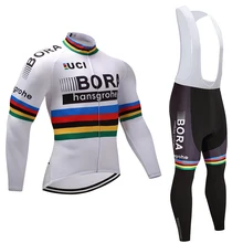 BRA 2017 Autumn Cycling Jersey long Sleeve Cycling Clothing Set Bike Shirt MTB Maillot Ropa Ciclismo Bib Pants #1