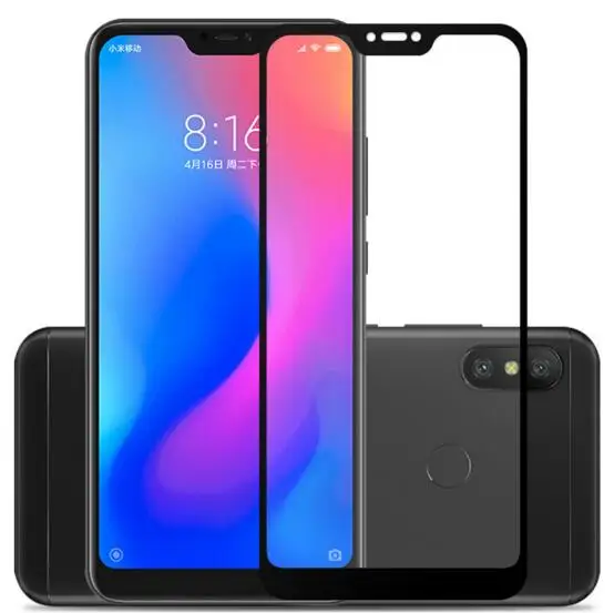 Стекло для спортивной камеры Xiao mi A2 Lite 2.5D с уровнем твердости 9 H полное покрытие закаленное Стекло Экран протектор для Xiaomi mi A2 Lite глобальная версия 5,84"