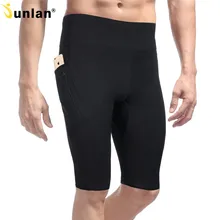 Junlan Корректирующее белье для мужчин, из неопрена, брюки для тренировок, брюки для сауны