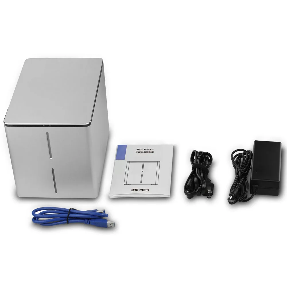 18266TW Acasis K302 металлический 4 отсека 3," SATA USB3.0 HDD внешняя док-станция с функцией RAID 4 отсека 5 Гбит/с чехол для HDD